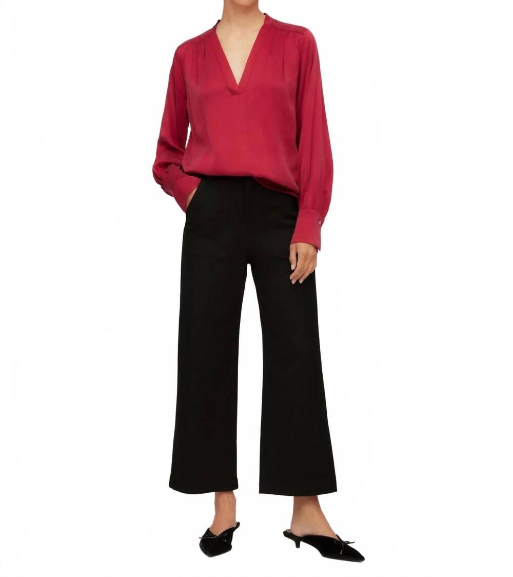 NEW FIFTEEN TWENTY rylee cropped pant in black